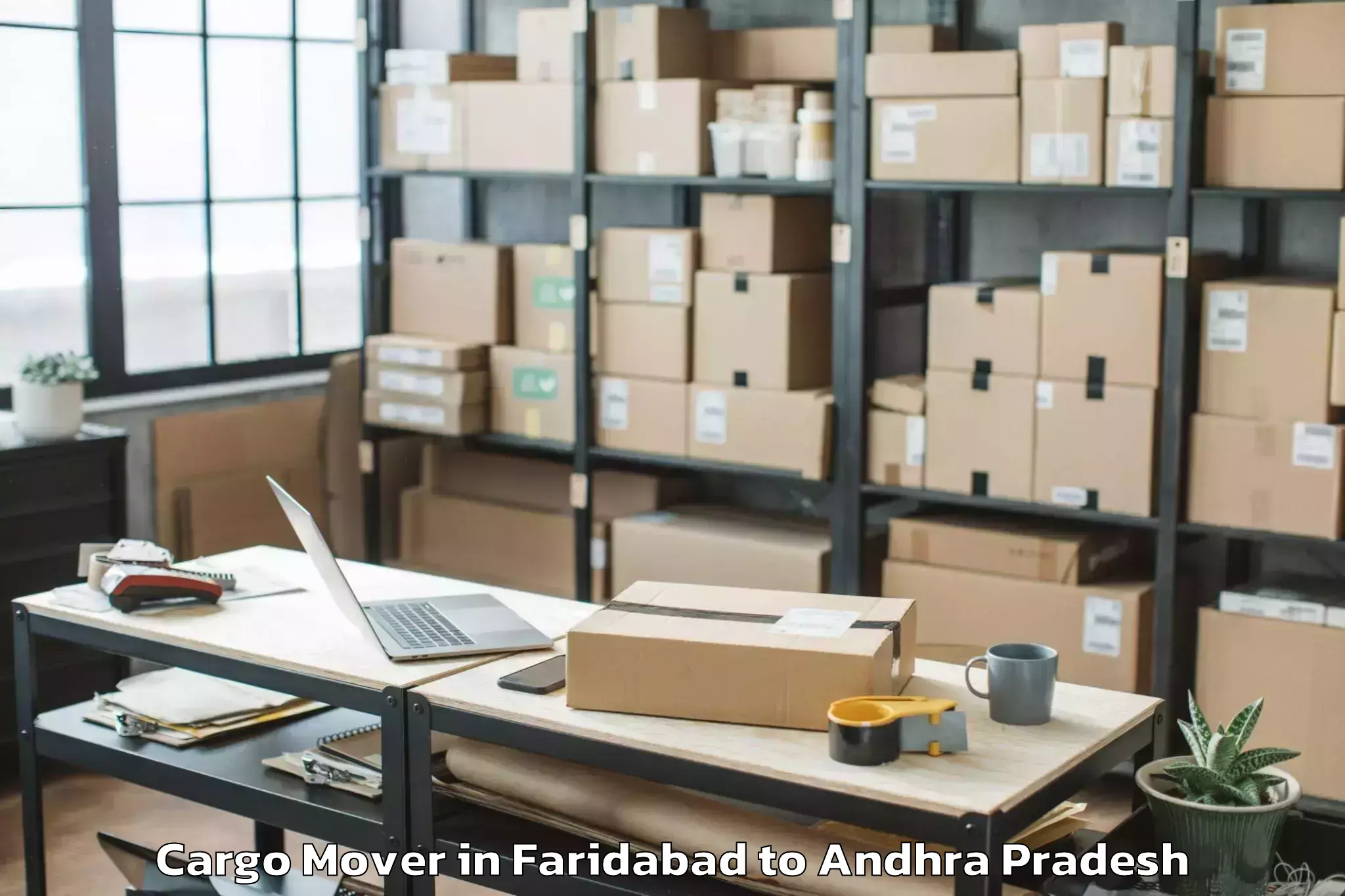 Expert Faridabad to Pendlimarri Cargo Mover